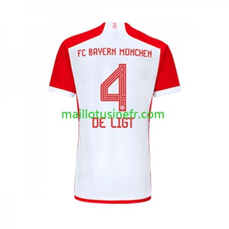 Maillot de Foot Bayern Munich Matthijs de Ligt 4 Domicile 2023-24